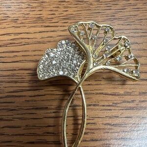 Gingko Leaf Brooch